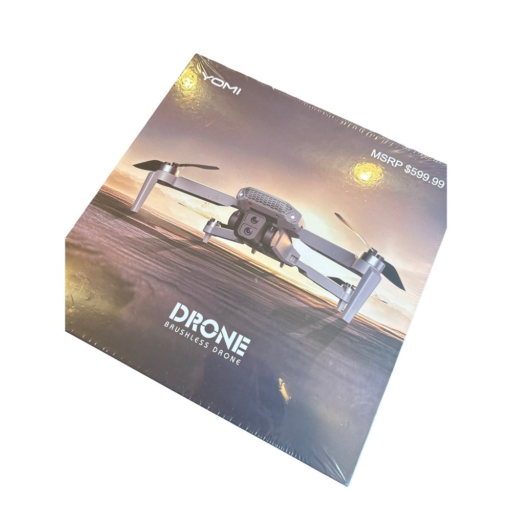 YOMI Brushless Drone With‎ 4K Camera Silver NIB
